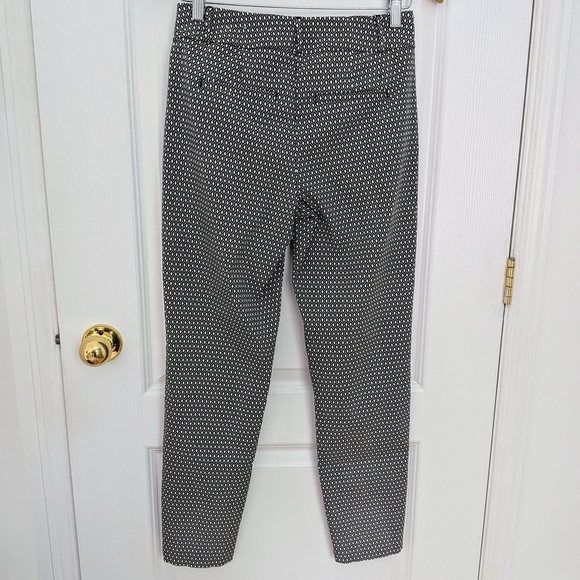 Reitmans Navy Diamond Print Stretch Ankle Pants – Women’s Size 6 #48 - Picture 2 of 4